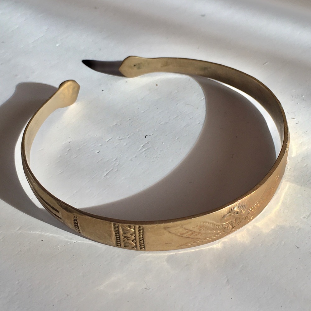 Vintage Eagle Brass bracelet